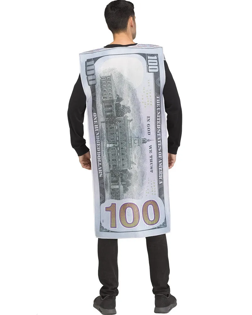 100 Dollar Bill Mens Costume