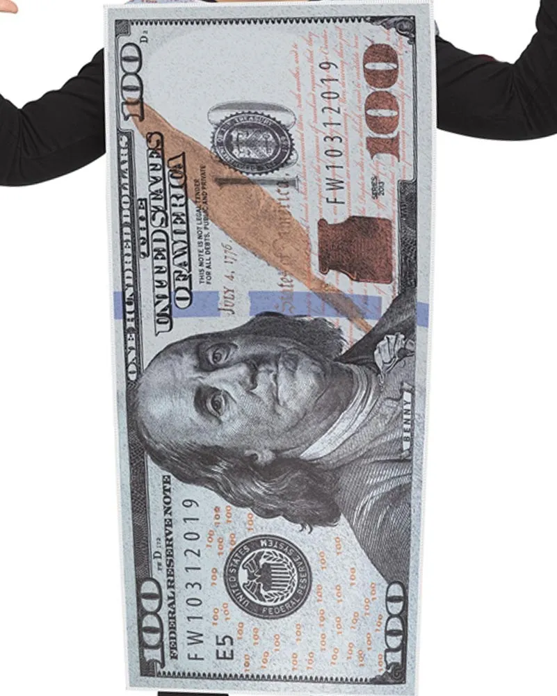 100 Dollar Bill Mens Costume