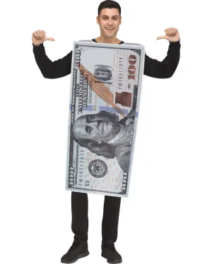 100 Dollar Bill Mens Costume