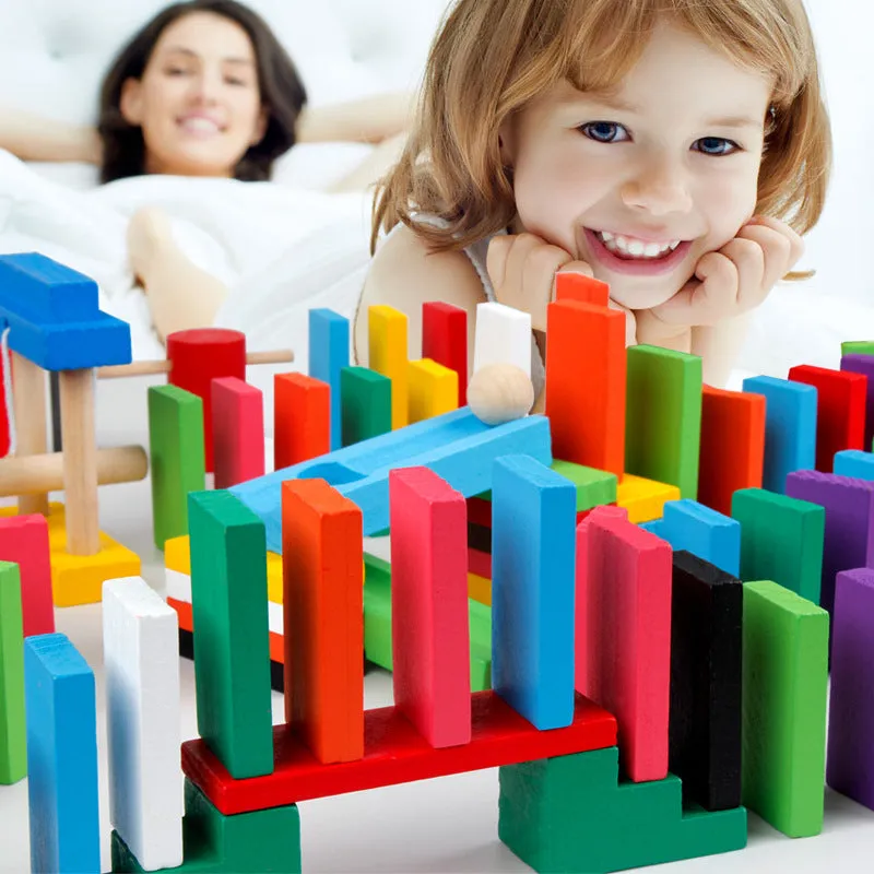 120PCs Domino Children's Early Education Educational Toys