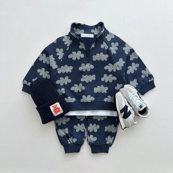 2 Pieces Set Baby Kid Boys Flower Print Tops And Pants Wholesale 231130152