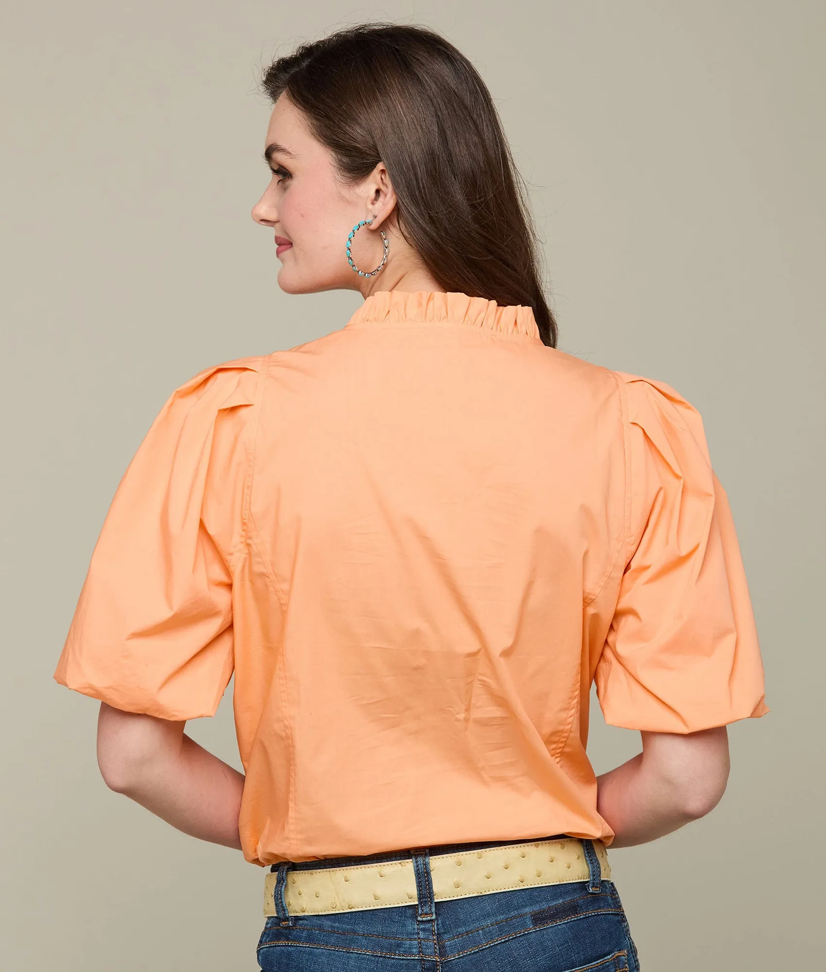 Addison Top :: Melon Peach