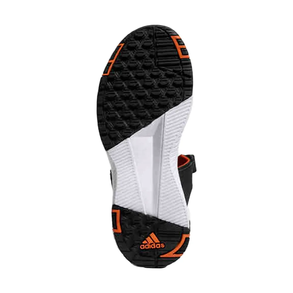 Adidas Men's Strudi Sandal (Core Black/Semi Impact Orange/Cloud White)