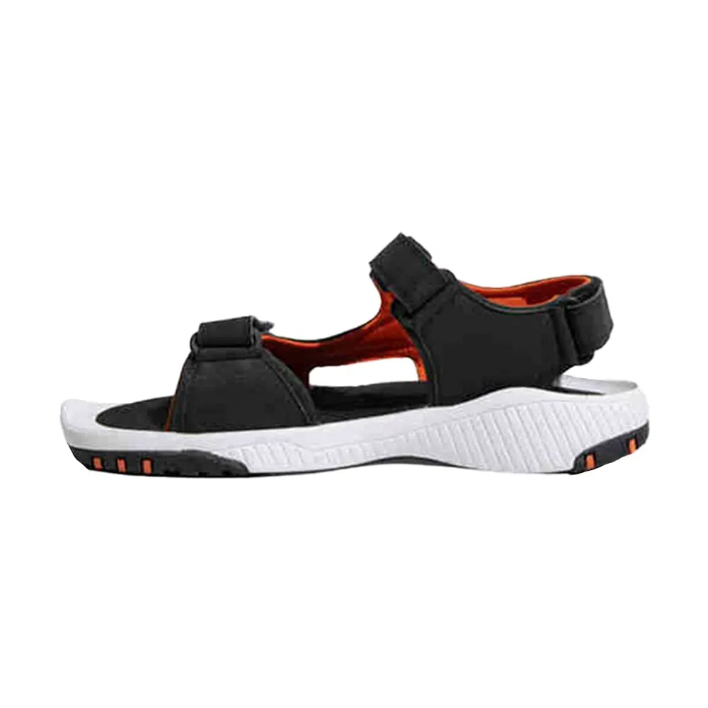 Adidas Men's Strudi Sandal (Core Black/Semi Impact Orange/Cloud White)