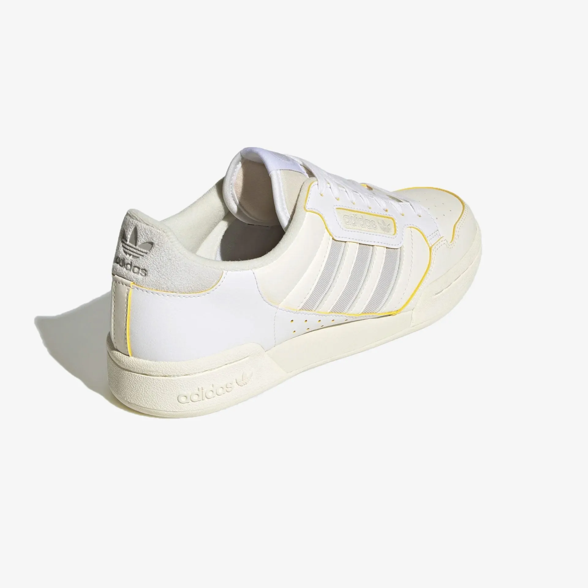 Adidas Originals | CONTINENTAL 80 STRIPES  { CLOUD WHITE/GREY ONE