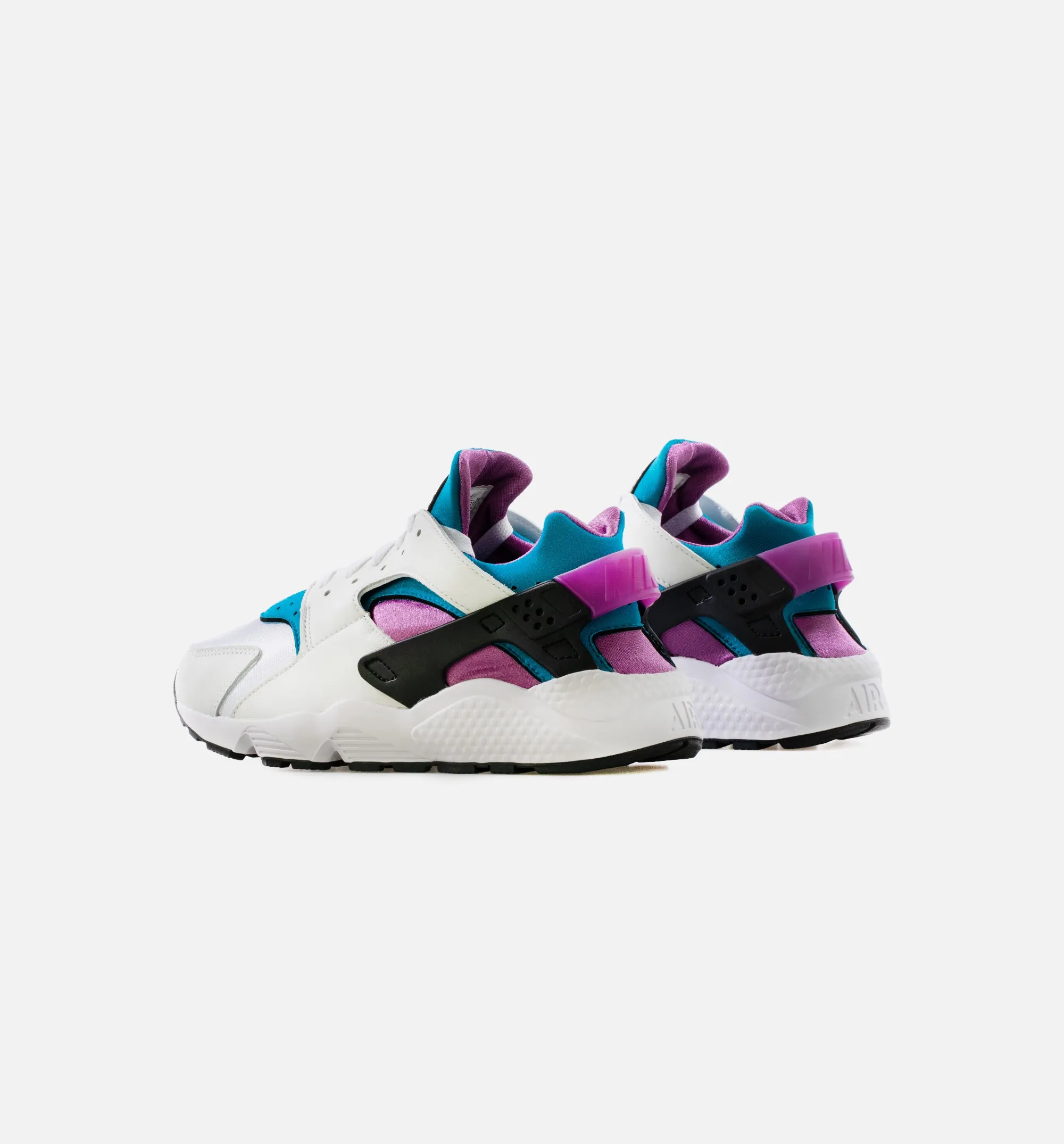 Air Huarache Aquatone Mens Running Shoe - White/Aquatone/Deep Magenta/Black