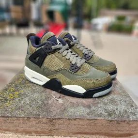 AIR JORDAN 4 RETRO SE GS CRAFT 'OLIVE'