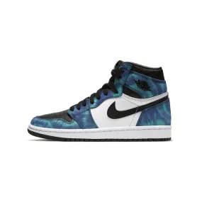 Air Jordan Womens 1 Tie Dye Shoes