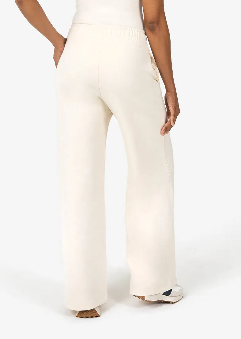 All-Around Lounge Wide Leg Trouser Eggnog