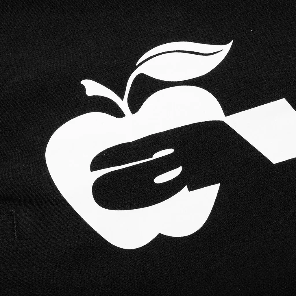 Apple Logo Sweatpant - Washed Black