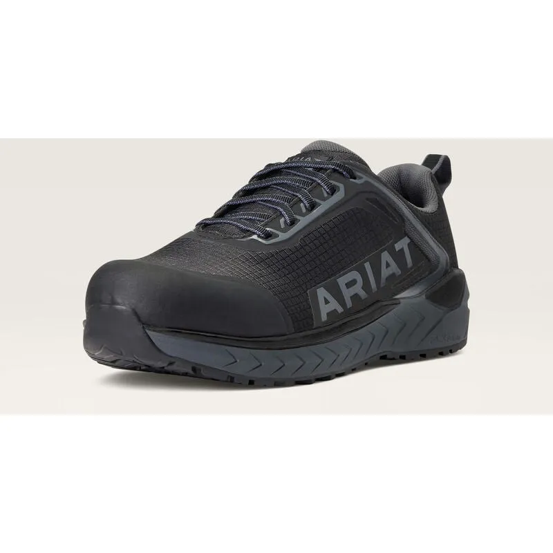 Ariat Men's Outpace CT Safety Slip Resistant Work Shoe - Black - 10040283