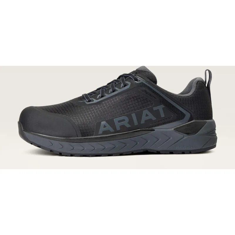 Ariat Men's Outpace CT Safety Slip Resistant Work Shoe - Black - 10040283