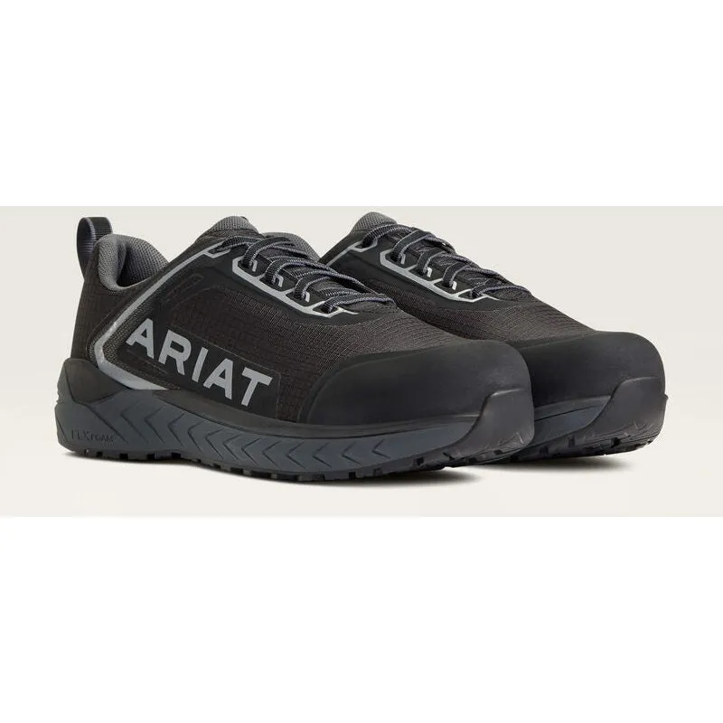 Ariat Men's Outpace CT Safety Slip Resistant Work Shoe - Black - 10040283