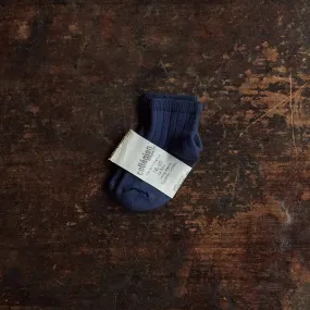 Babies & Kids Cotton Short Socks - Navy