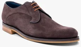 Barker Derby - Derby Shoe - Bitta Choco Suede