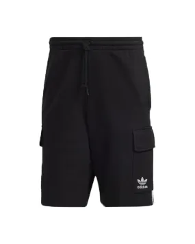 Bermuda Uomo Adidas Cargo 3 Stripe Black