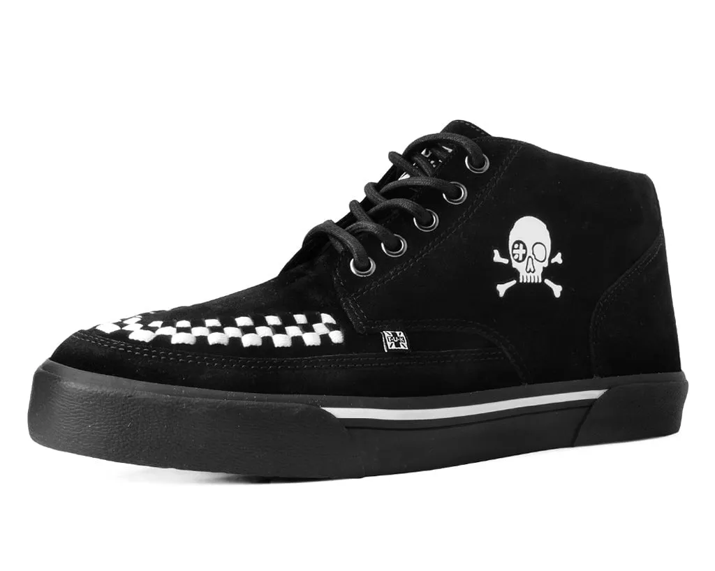 Black Suede 5-Eye Pirate Sneaker