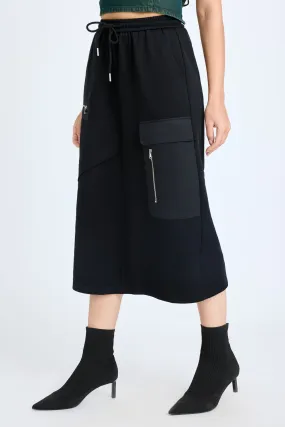 Black Utility Skirt