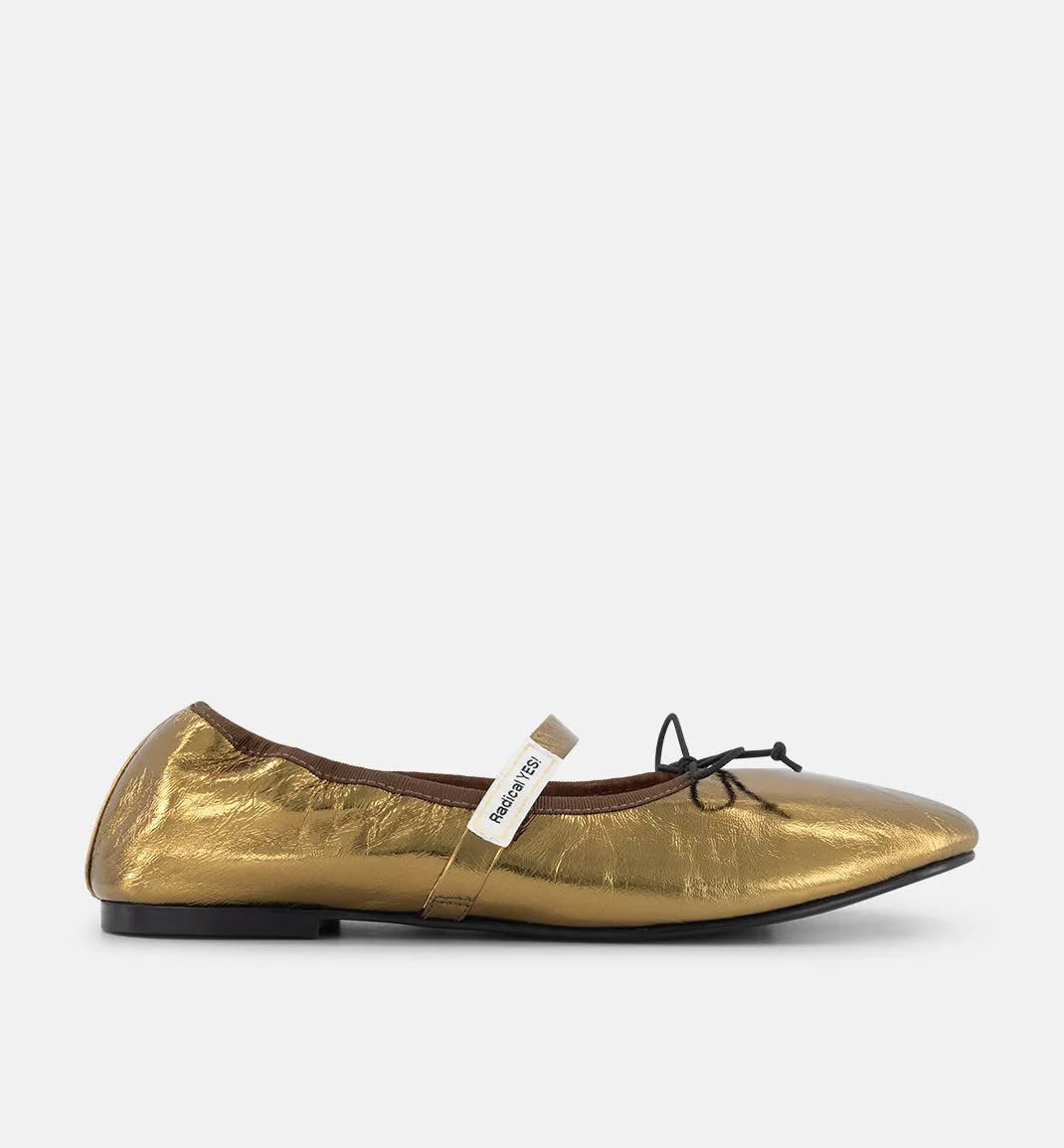 Blessed 2.0 Leather Ballet Flat | Bronze Crush