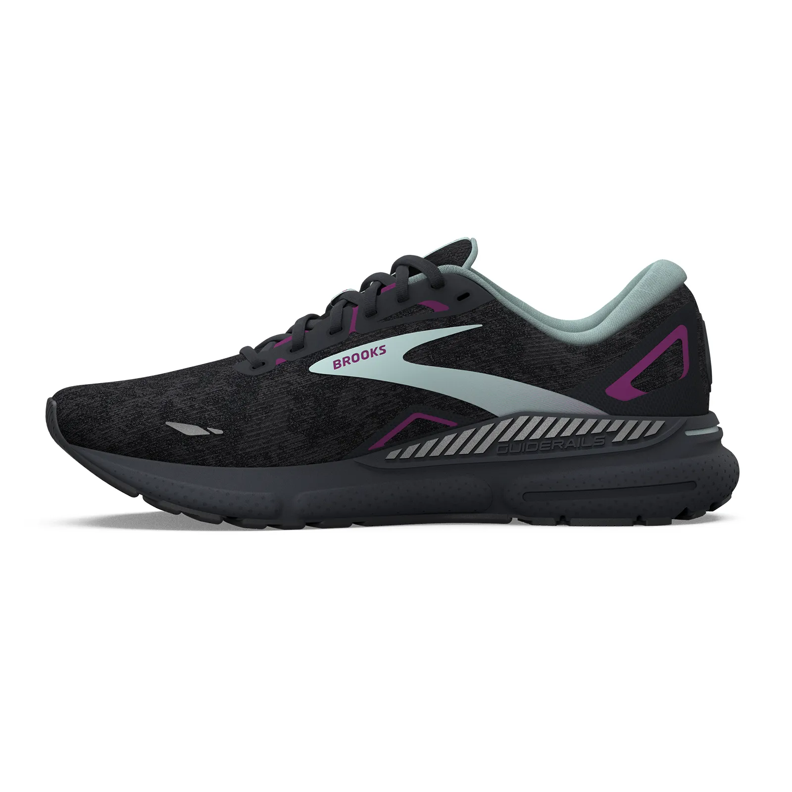 Brooks Adrenaline GTS 23 Running Shoe (Women) - Black/Light Blue/Purple