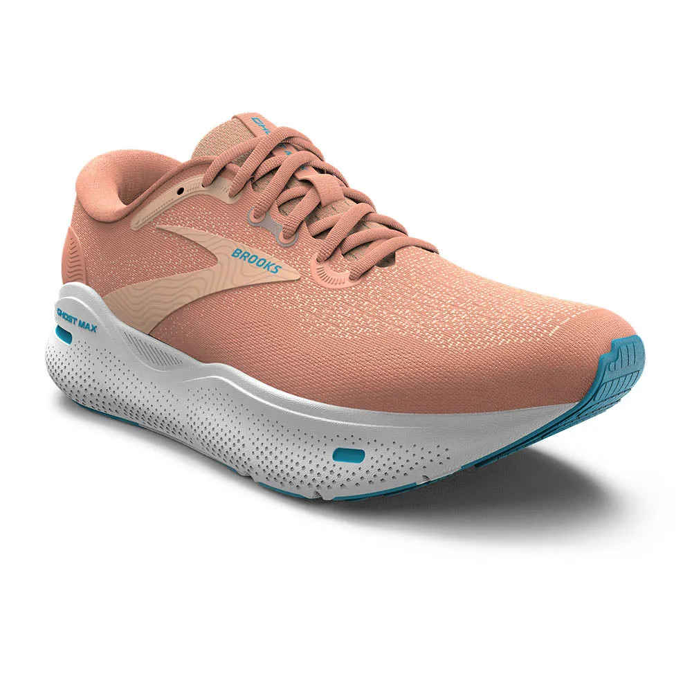 Brooks Ghost Max (Womens) - Papaya/Apricot/Blue