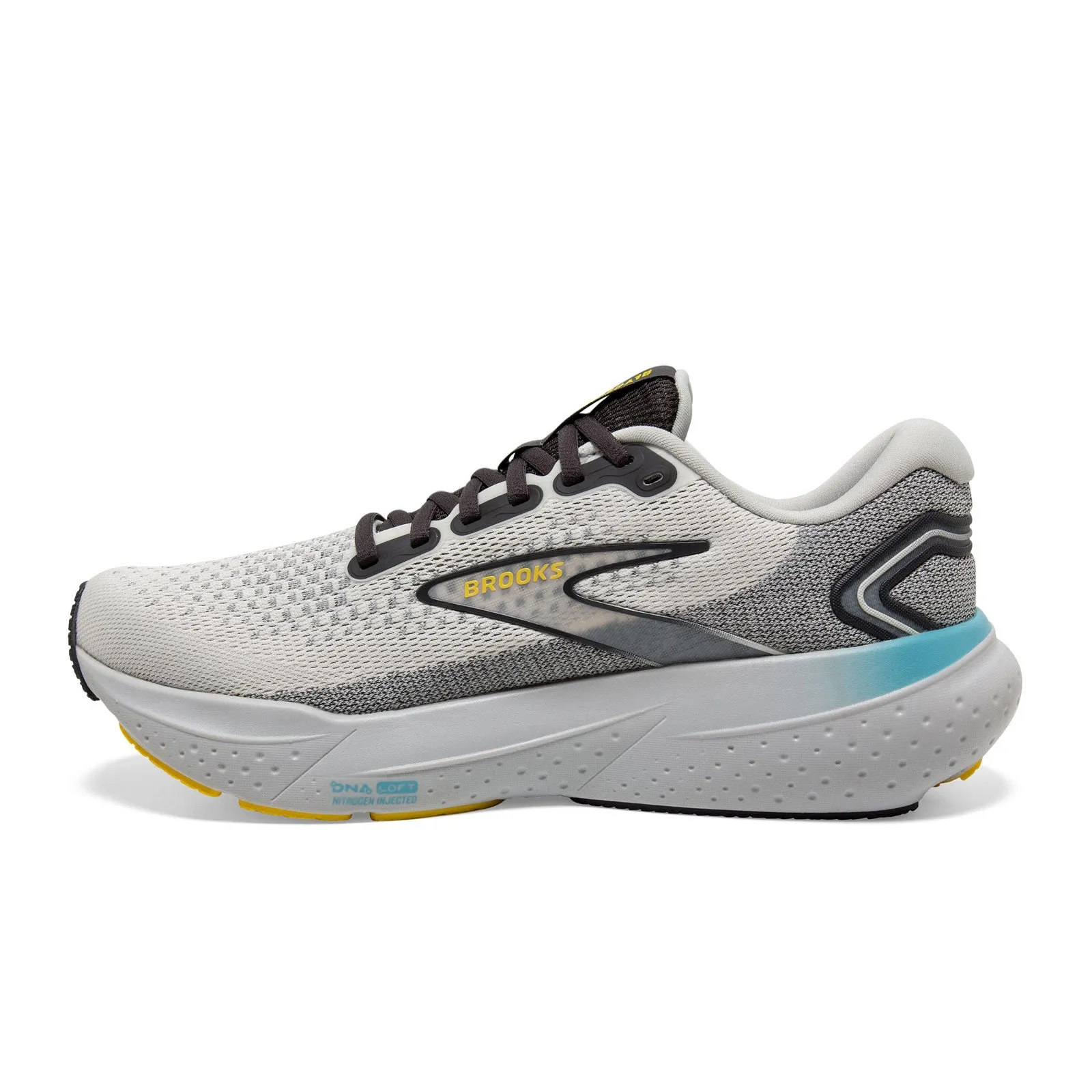 Brooks Glycerin 21 (Men) - Coconut/Forged Iron/Yellow