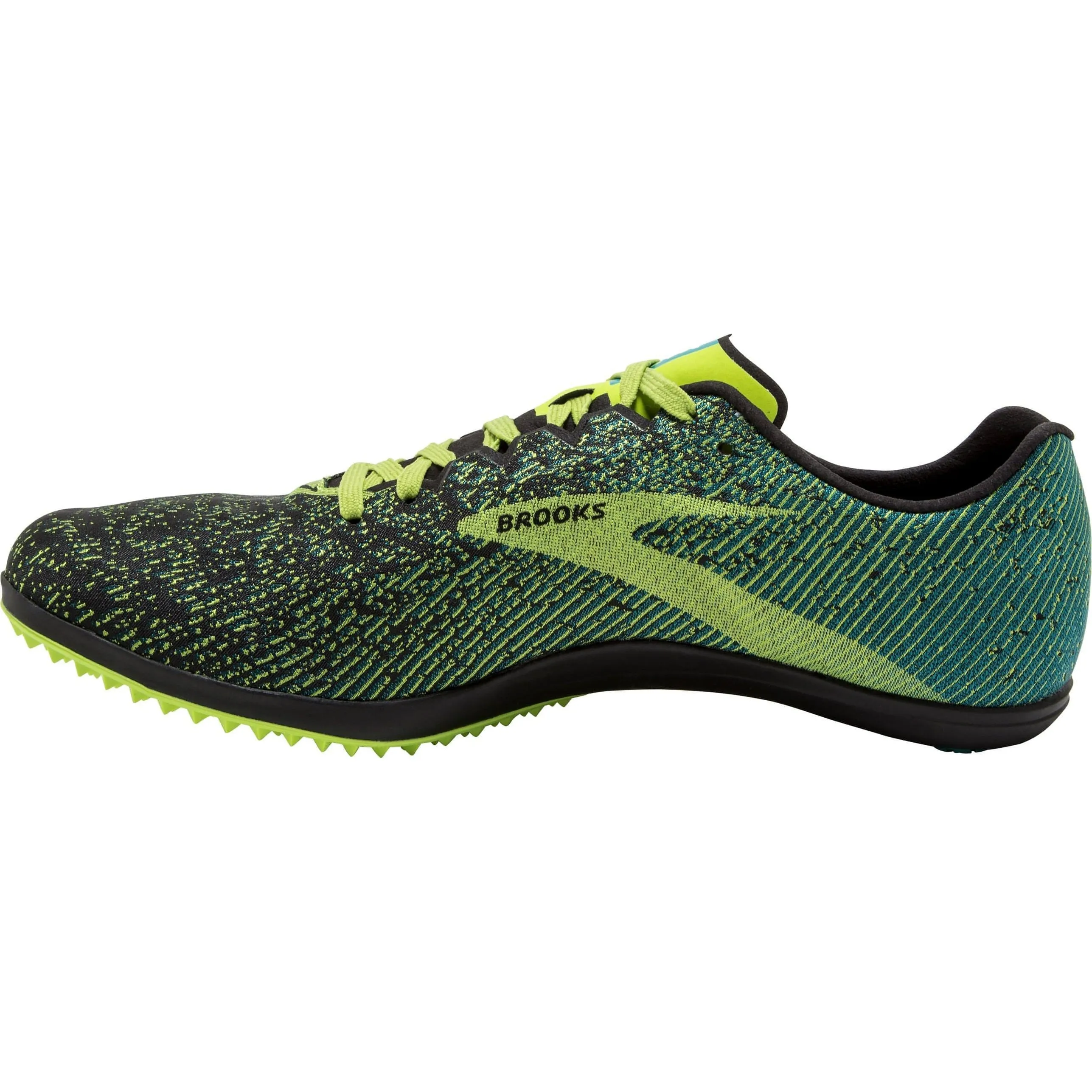 Brooks Mach 19 Spikeless Cross Country Running Spikes - Green