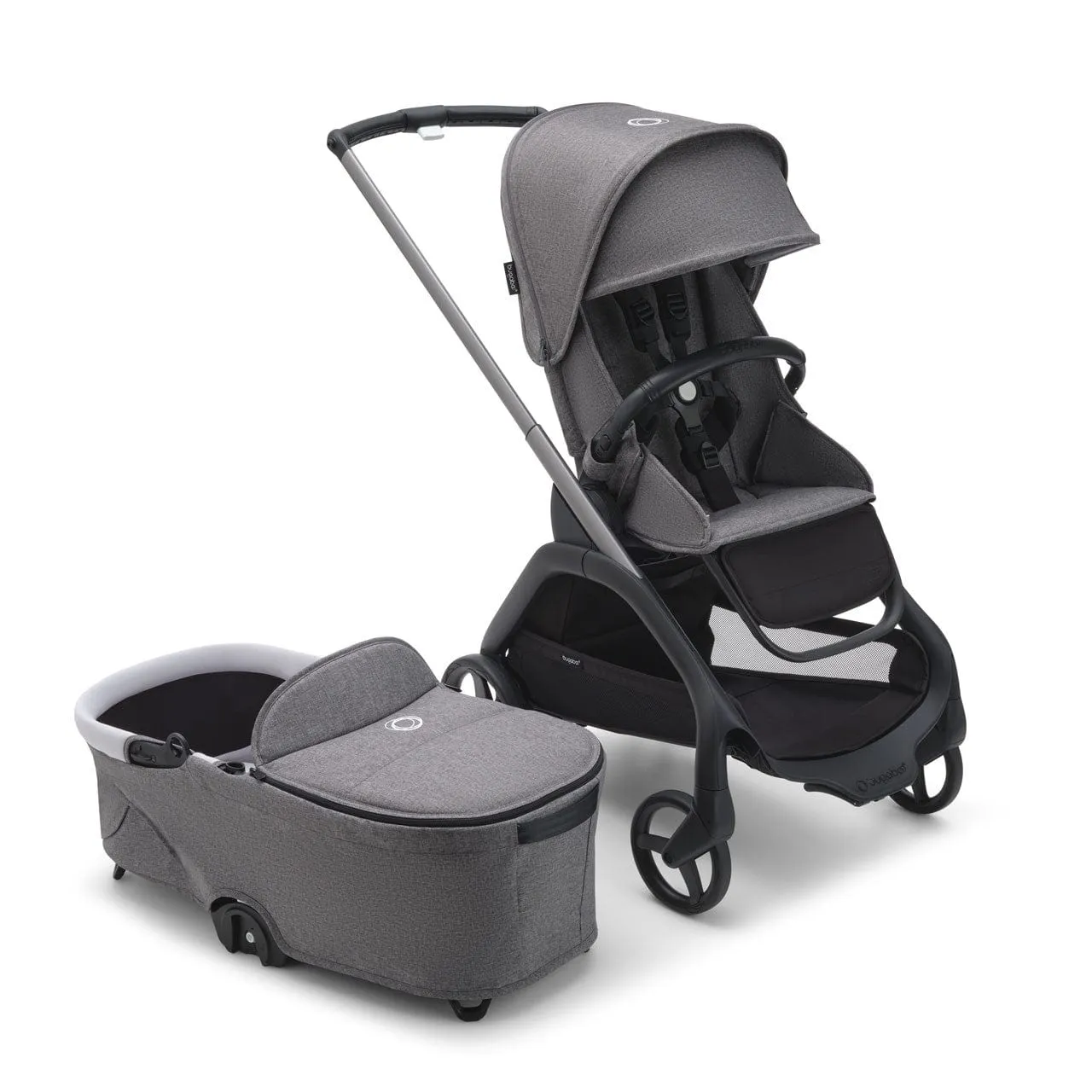 Bugaboo Dragonfly Pushchair Ultimate Bundle - Grey Melange