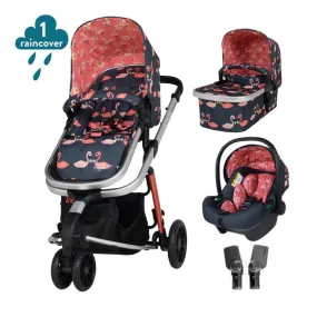 Cosatto Giggle 3 in 1 i-Size Bundle - Pretty Flamingo