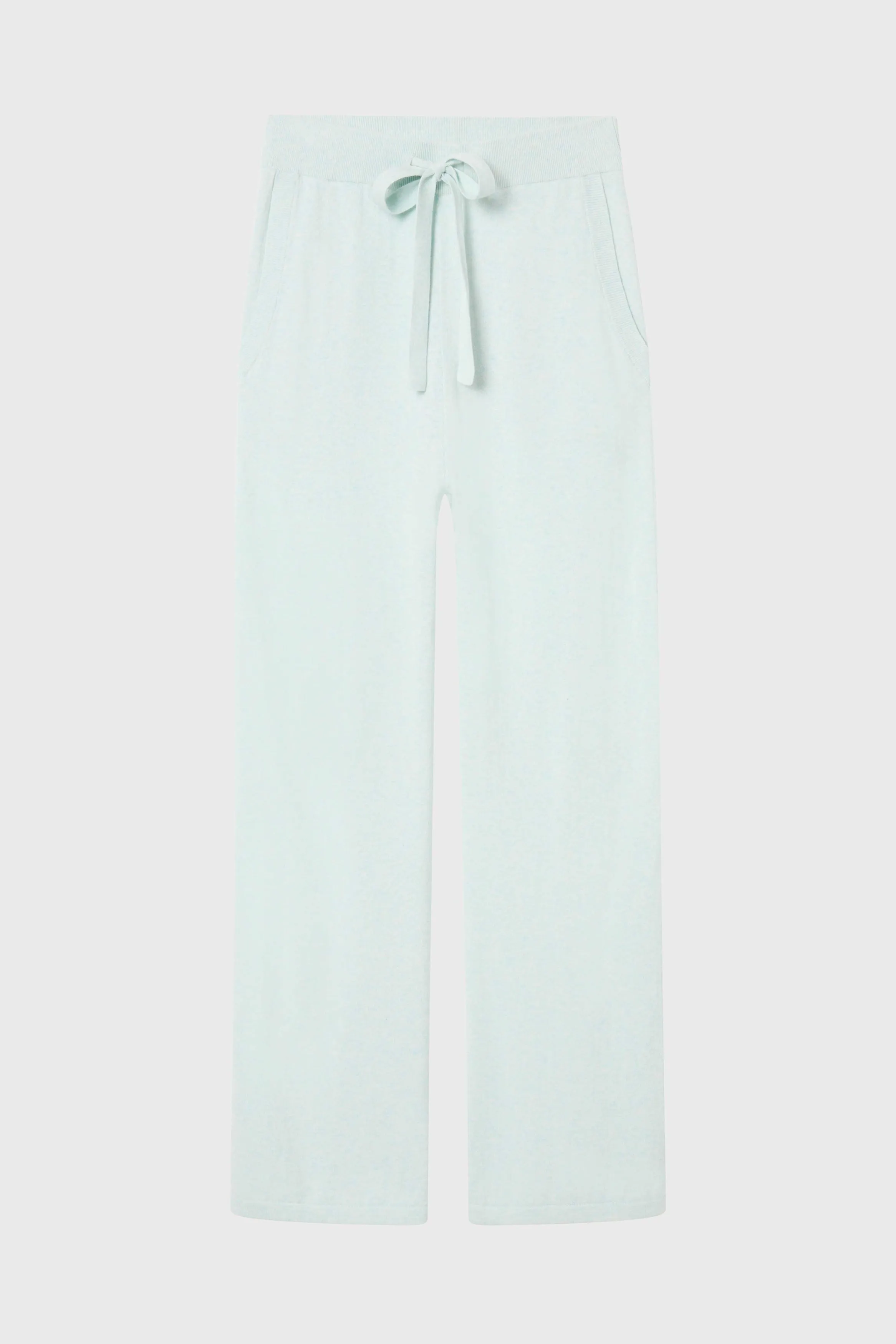 Cotton Cashmere Wide Leg Pant