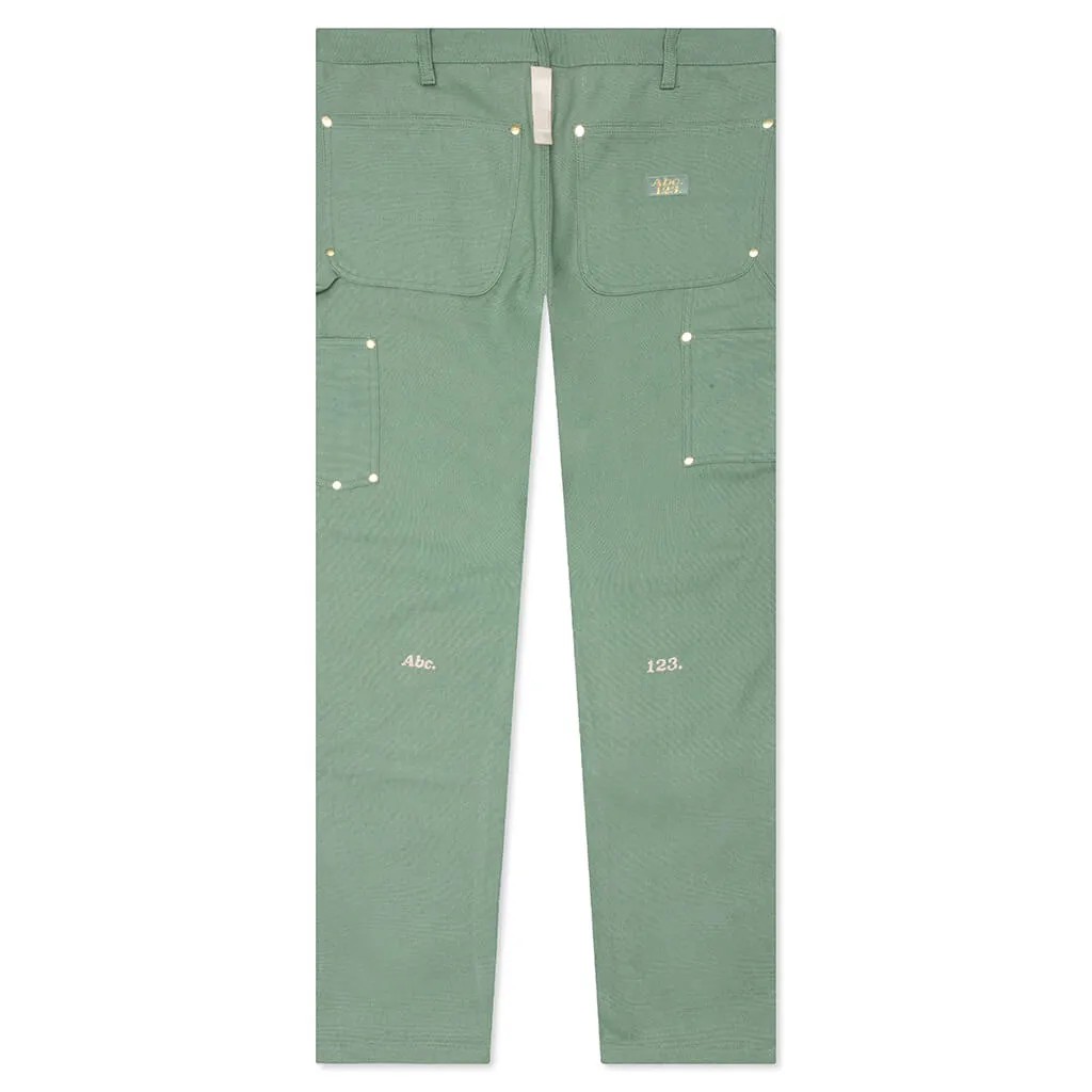 Double Knee Pant - Aventurine Green