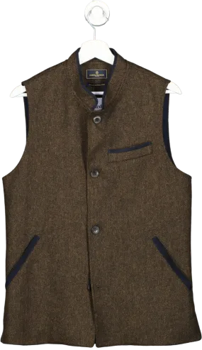 Fairfax & Favor Brown The Madeline Gilet UK S