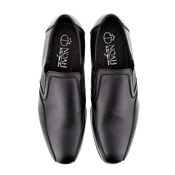 Gianni Men's Vegan Leather Moccasins | Black