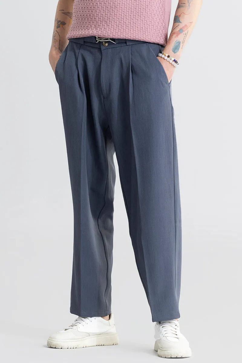 Hooked Elephant Grey Korean Pant