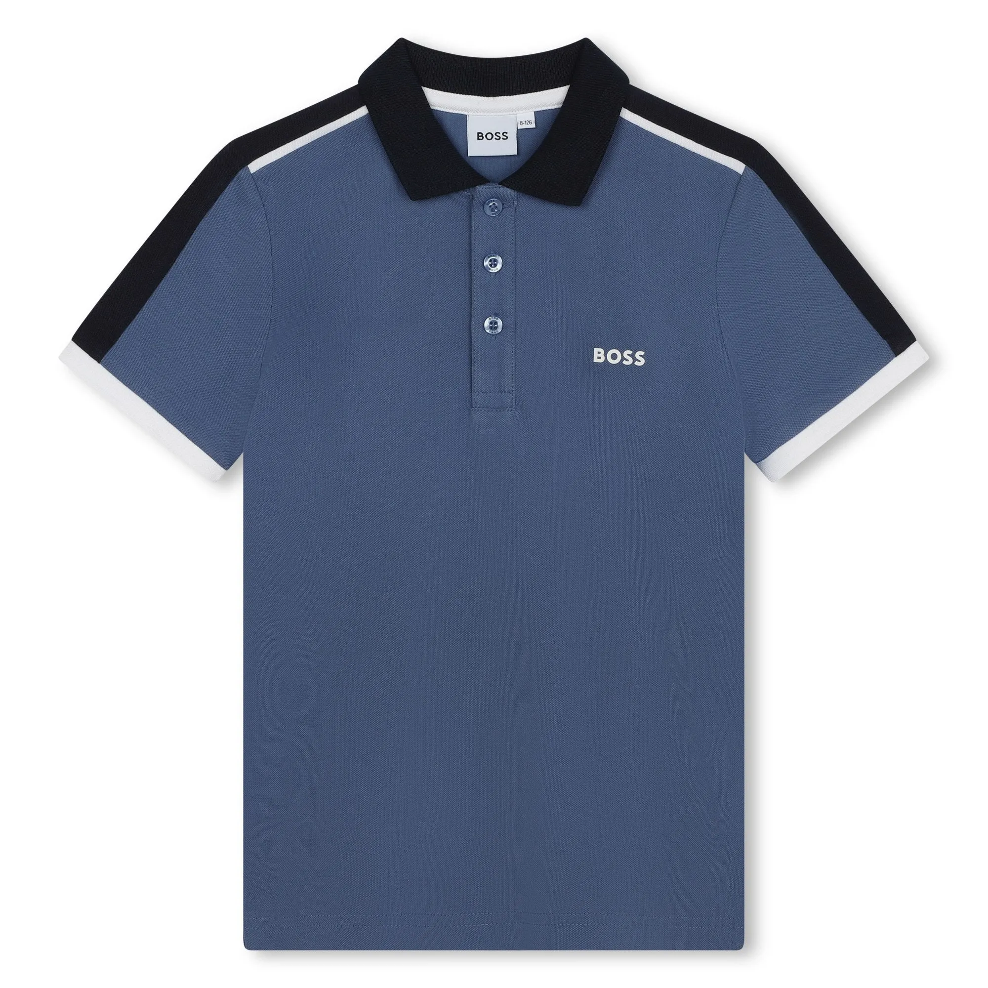 Hugo Boss Boys Slate Blue Polo _ J50766-80G