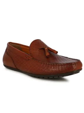 Jacob Men's Cognac Formal Tassel Slipons