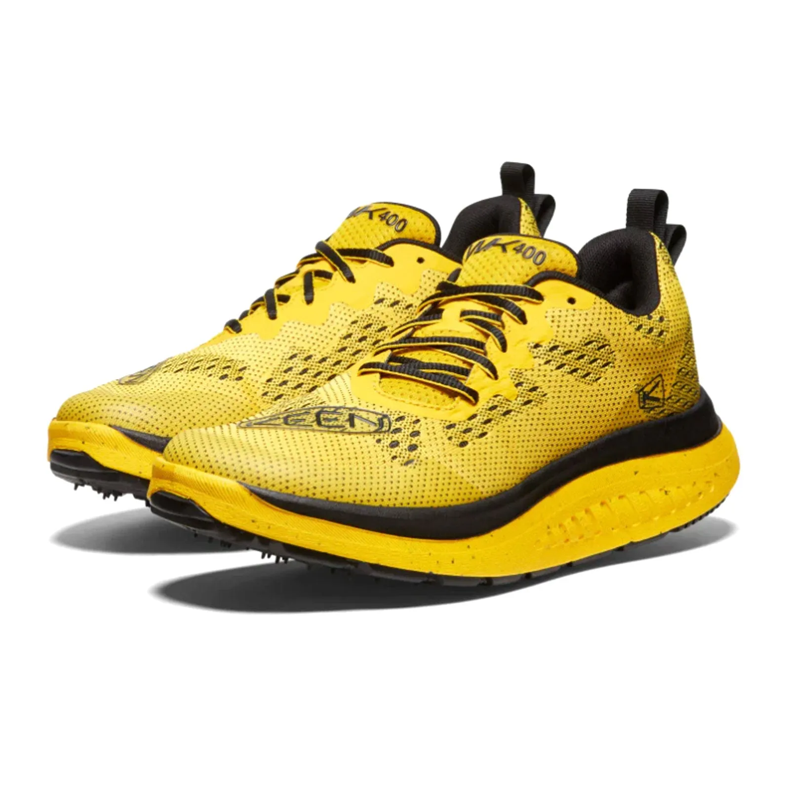 Keen WK400 Waterproof Walking Shoe (Men) - Keen Yellow/Black