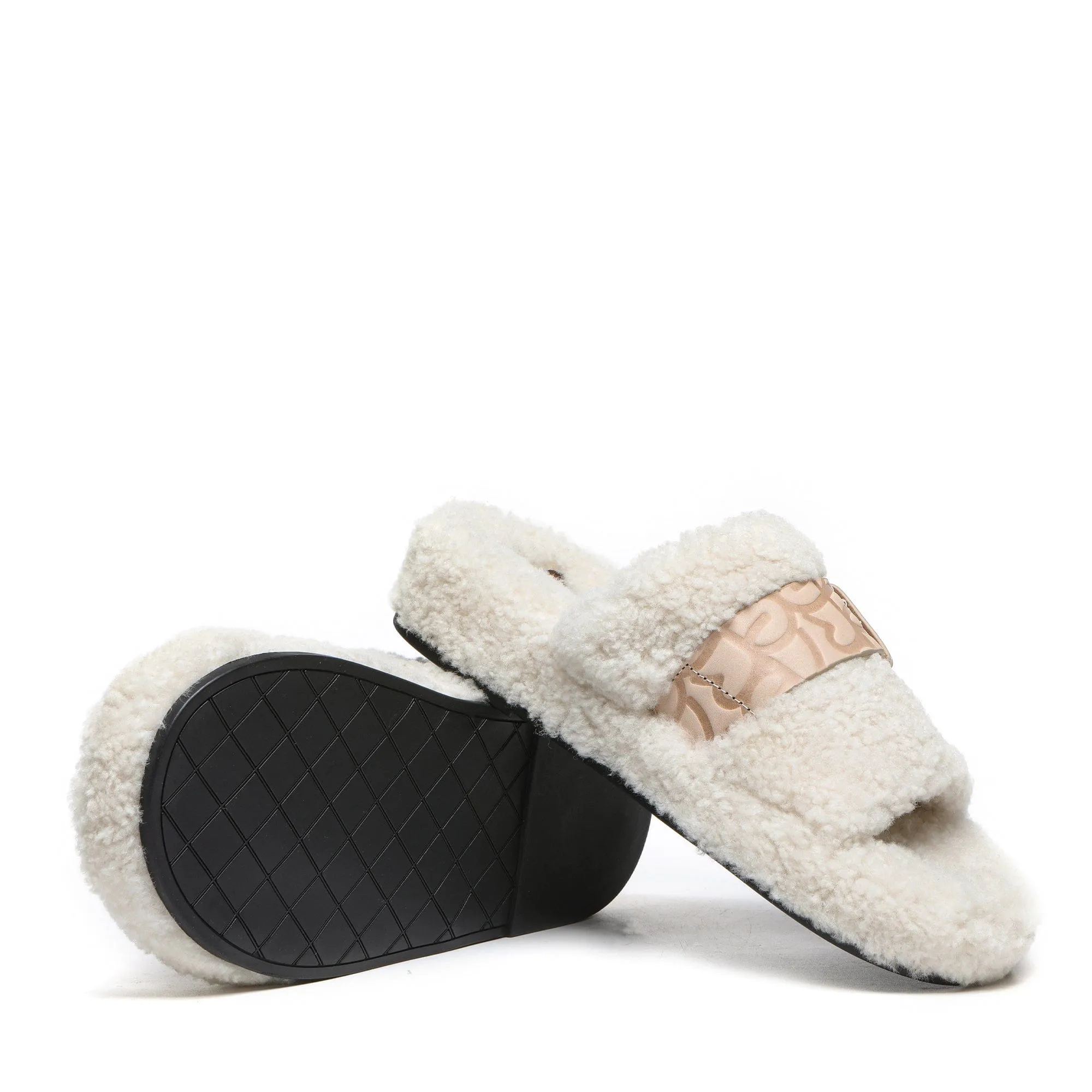 Kink Sheepskin Wool Slides