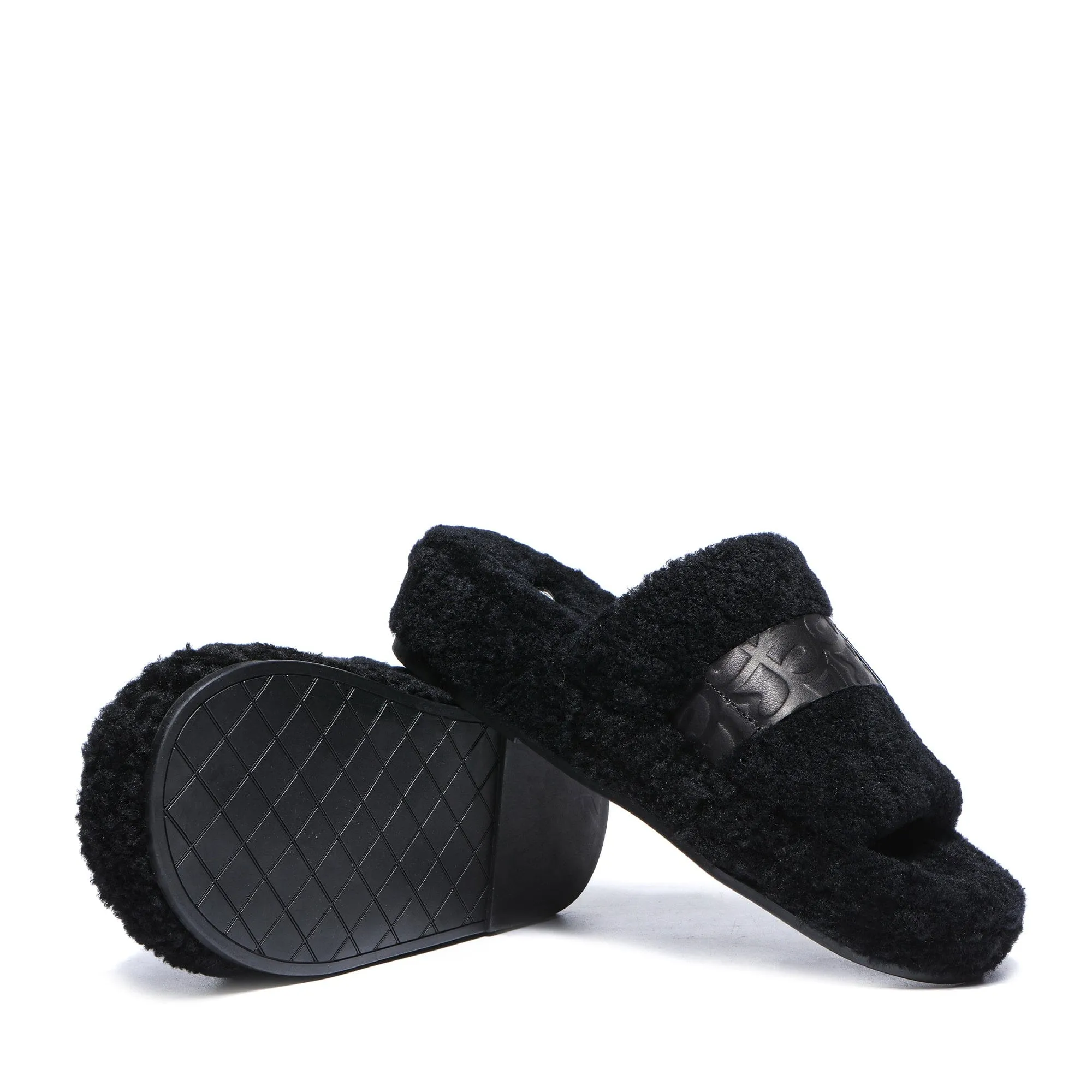 Kink Sheepskin Wool Slides