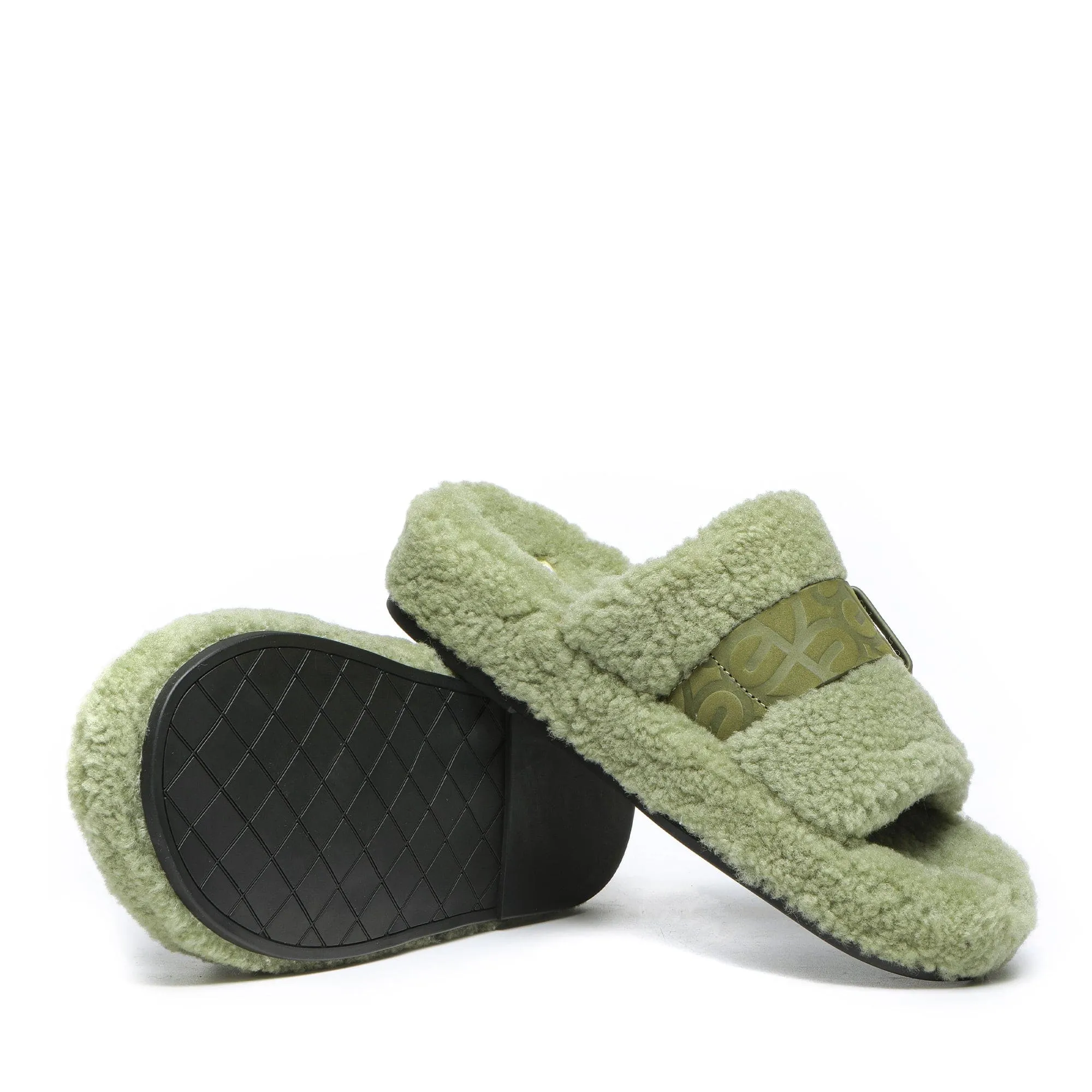 Kink Sheepskin Wool Slides