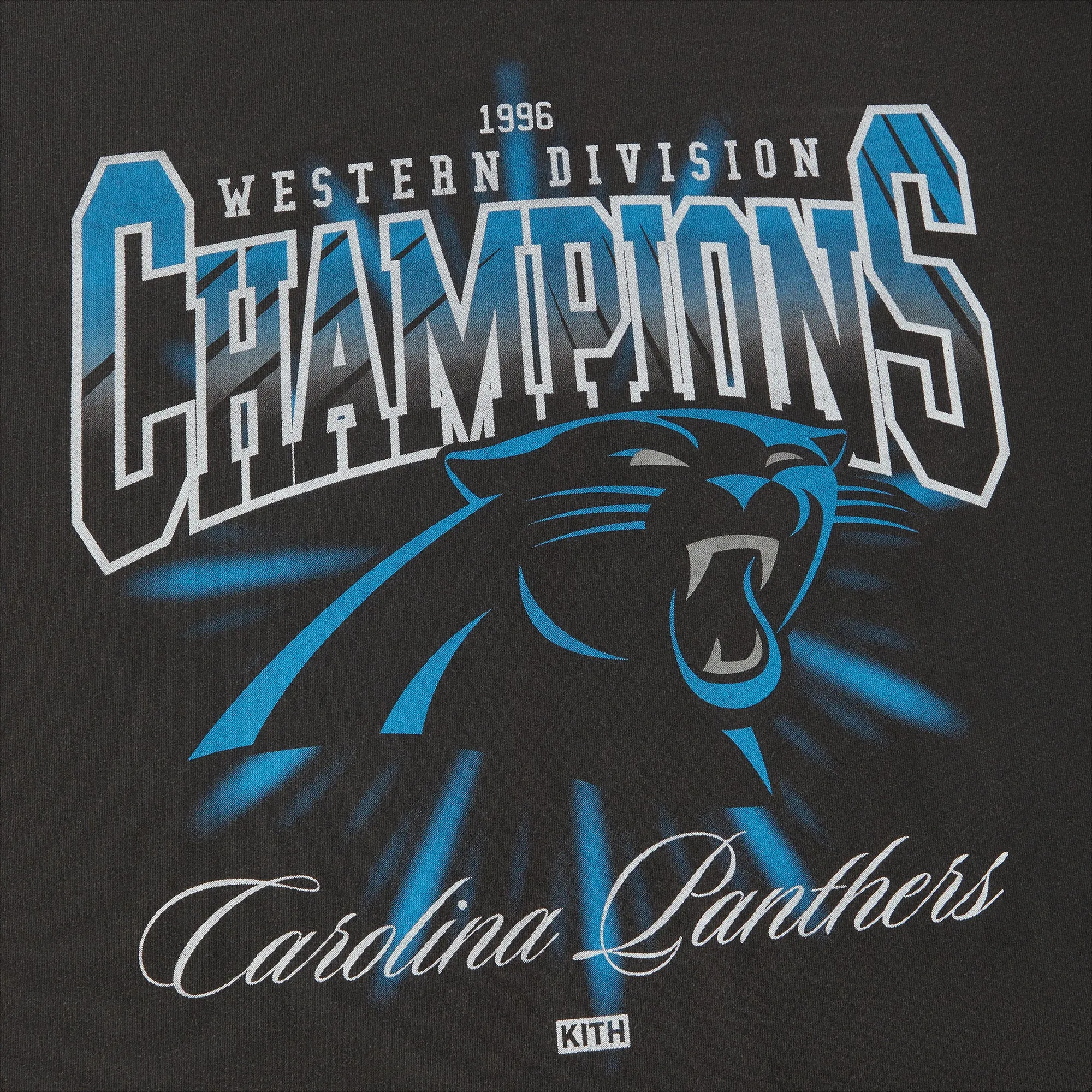 Kith for the NFL: Panthers Vintage Tee - Black