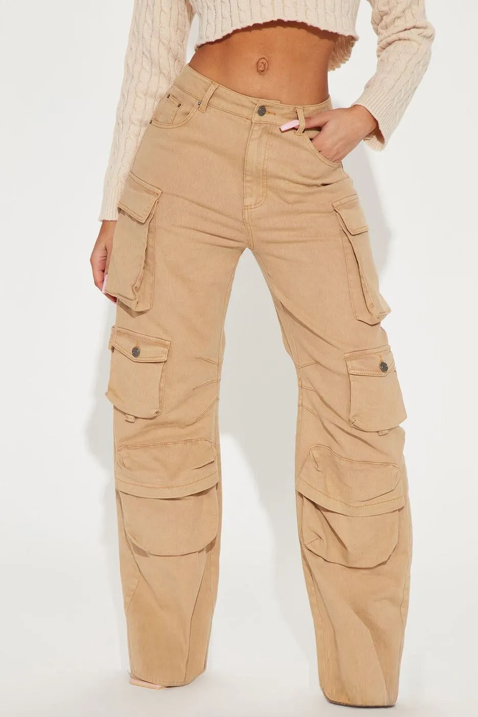 Kylie Stretch Cargo Jeans