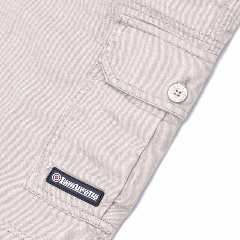 Lambretta Cargo Shorts Beige