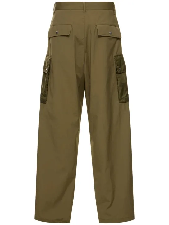 Moncler   Cotton poplin cargo pants 