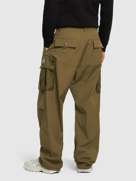 Moncler   Cotton poplin cargo pants 