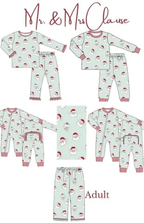 Mr & Mrs Clause Jammies - IN STOCK