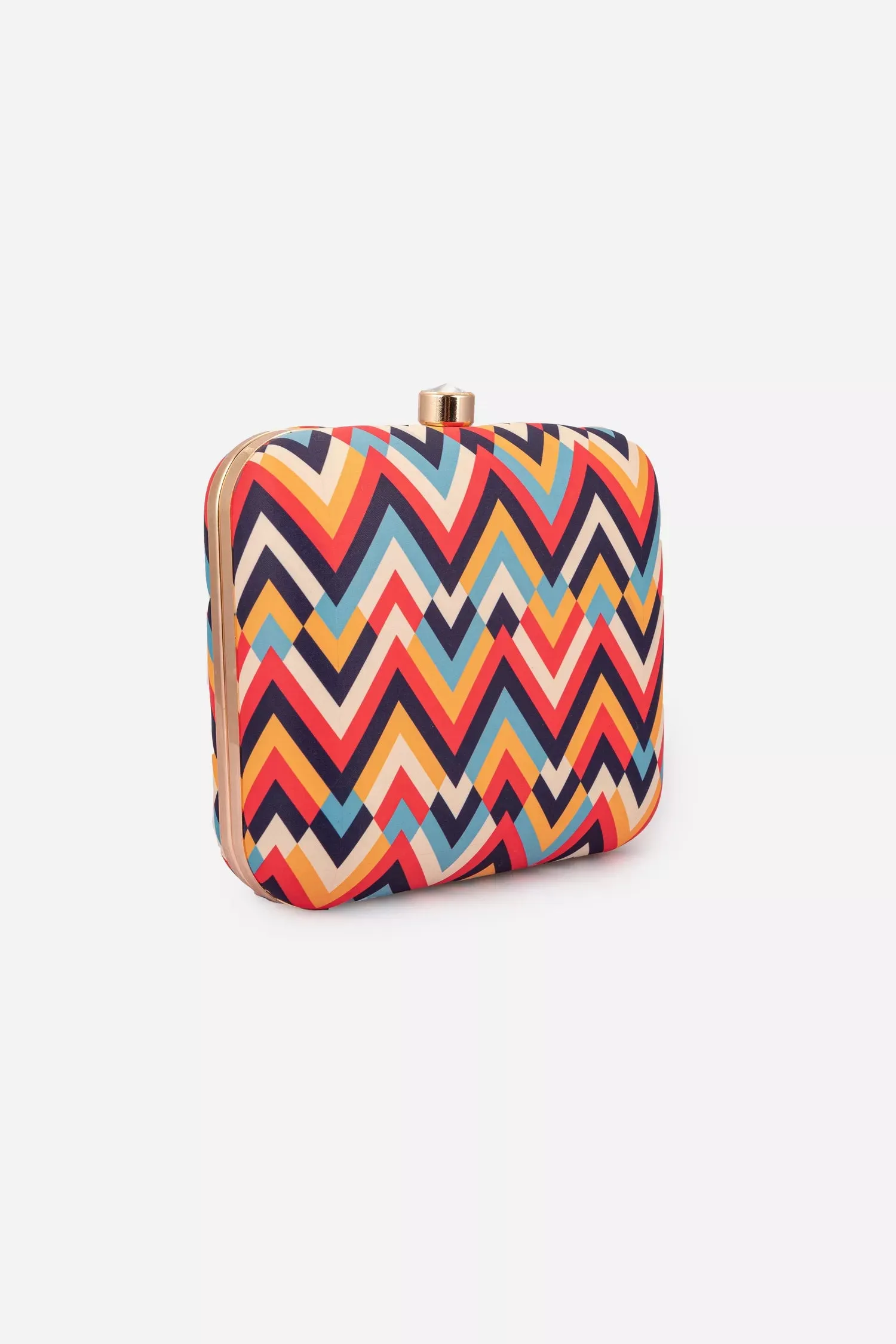 Multicolor Clutch Bag