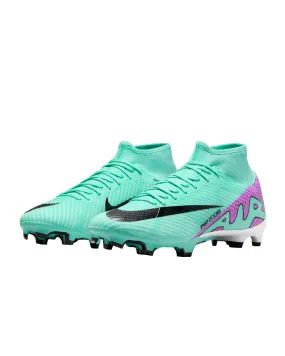 Nike men's football boot Mercurial Superfly 9 Academy DJ5625-300 turquoise fuchsia black