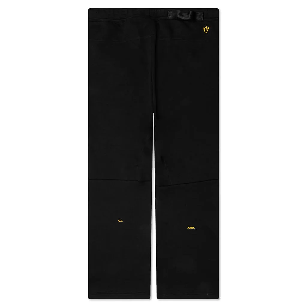 Nike x NOCTA Tech Fleece Open-Hem Pant - Black/University Gold