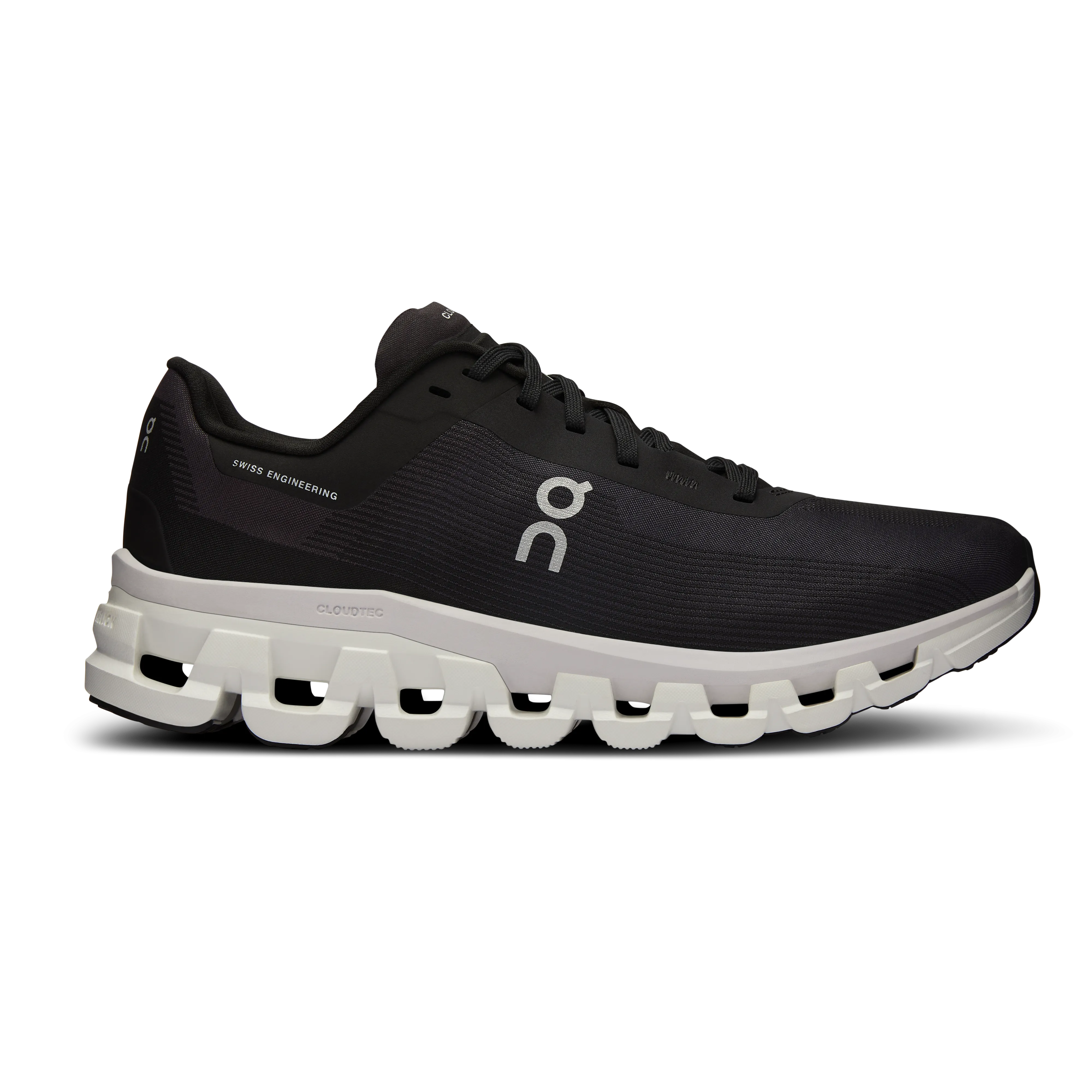 On Running Women's Cloudflow 4 Shoes - Black / White